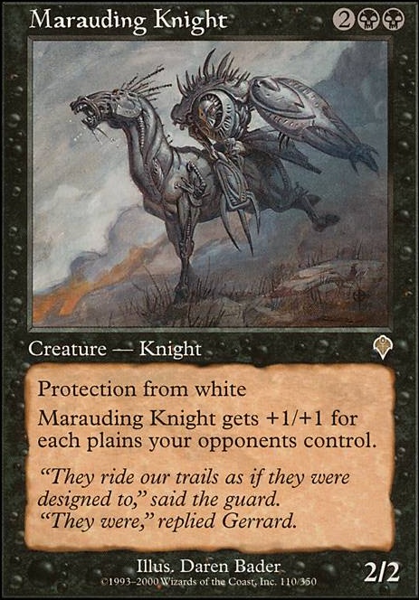 Marauding Knight feature for Sauron EDH