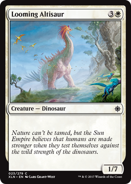 Featured card: Looming Altisaur