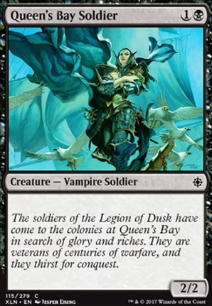 Queen's Bay Soldier feature for RIX Pre-release cards