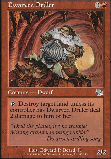 Dwarven Driller feature for Samut and the seven dwarves