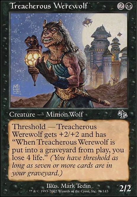 Featured card: Treacherous Werewolf