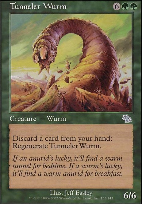 Featured card: Tunneler Wurm