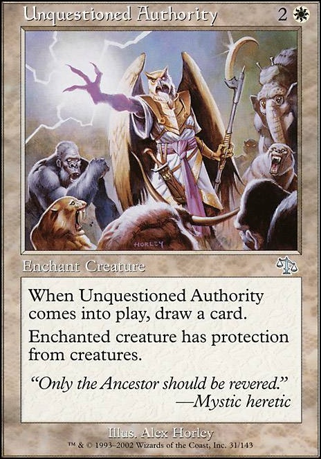 Featured card: Unquestioned Authority