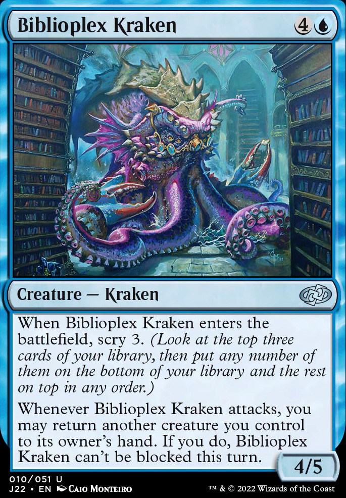 Featured card: Biblioplex Kraken