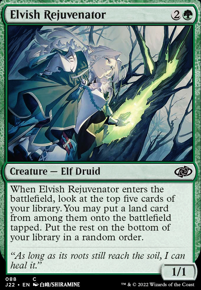 Featured card: Elvish Rejuvenator