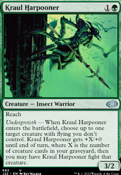 Kraul Harpooner feature for Golgari Graveyard