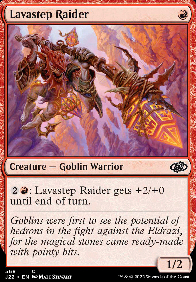 Featured card: Lavastep Raider