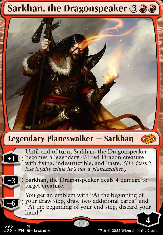 Sarkhan, the Dragonspeaker feature for Jeskai Tempo (PLZ HELP)