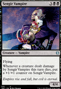 Sengir Vampire feature for The Clammy Touch of the Vampire