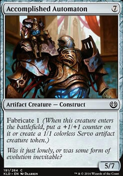 Featured card: Accomplished Automaton