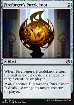 Featured card: Fireforger's Puzzleknot