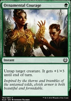 Ornamental Courage feature for Mono Green With What I've Got