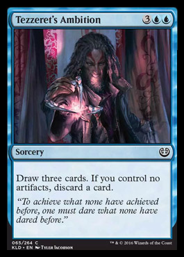 Tezzeret's Ambition feature for Kaladesh Block Cube - 2019-12-31
