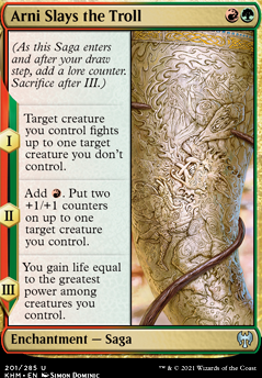 Featured card: Arni Slays the Troll