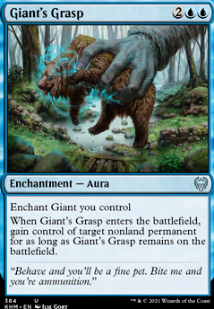 Giant's Grasp feature for Aegar Izzet Budget Giant Wizard