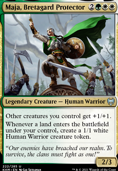 Maja, Bretagard Protector feature for Ghired, Conclave Exile: Token Generator