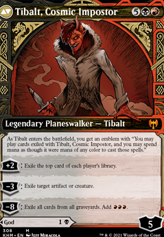 Tibalt, Cosmic Impostor feature for Tibalt's Milling Rogues