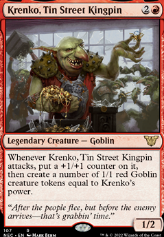 Featured card: Krenko, Tin Street Kingpin