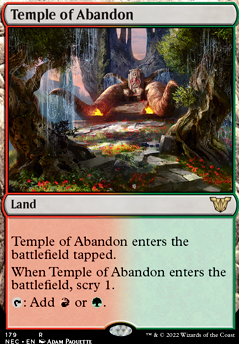 Featured card: Temple of Abandon