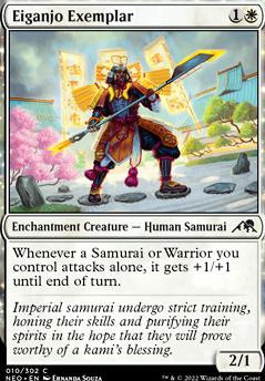 Eiganjo Exemplar feature for Pauper "Exalted" Samurai