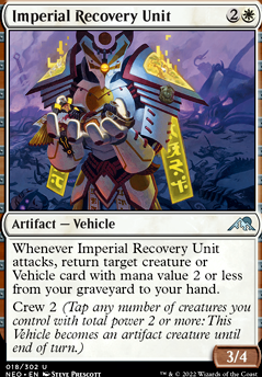 Imperial Recovery Unit feature for Neon Dynasty Artifacts