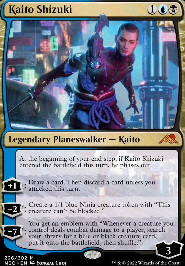 Kaito Shizuki feature for Dimir-Ninjutsu w/ Neo Dragon Spirits