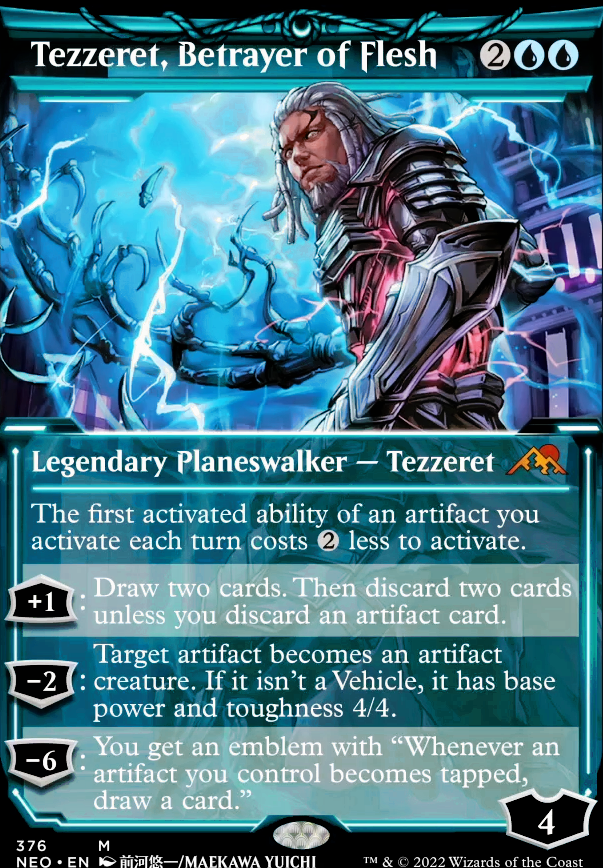 Featured card: Tezzeret, Betrayer of Flesh