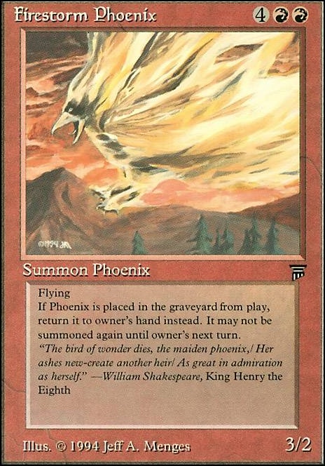 Featured card: Firestorm Phoenix