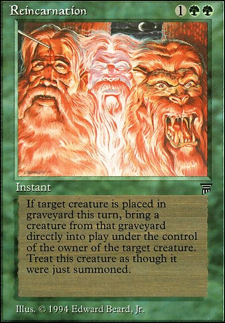 Reincarnation feature for Reincarnation