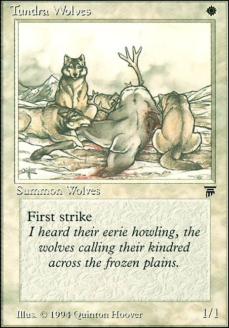 Featured card: Tundra Wolves