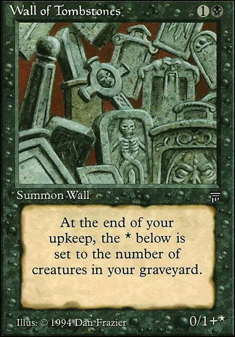 Wall of Tombstones