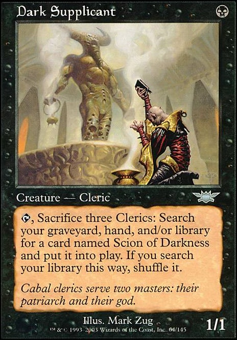 Featured card: Dark Supplicant