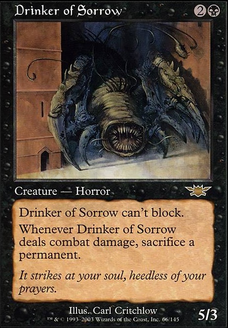 Featured card: Drinker of Sorrow