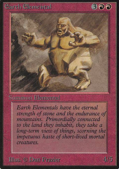 Featured card: Earth Elemental