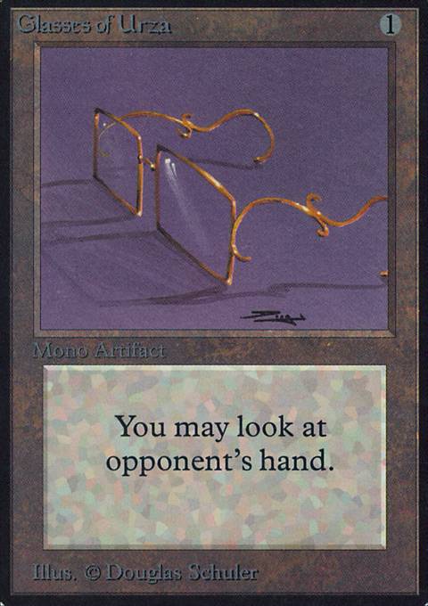 Featured card: Glasses of Urza