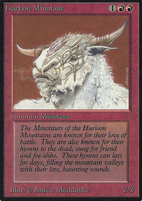 Featured card: Hurloon Minotaur