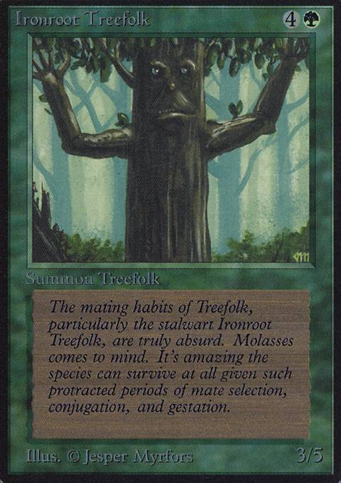 Featured card: Ironroot Treefolk