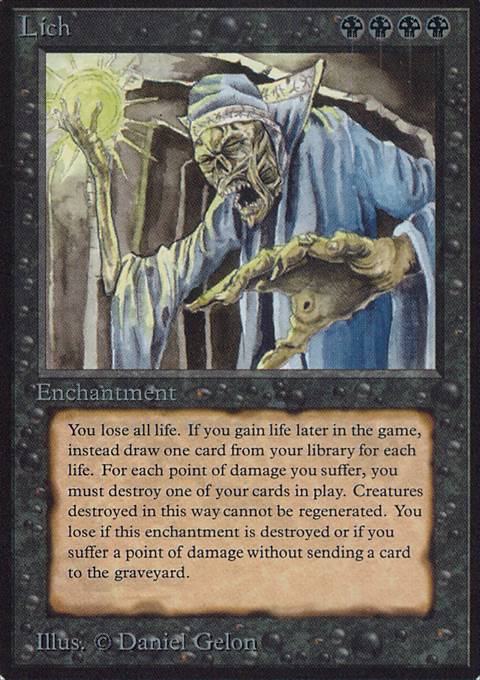 Featured card: Lich