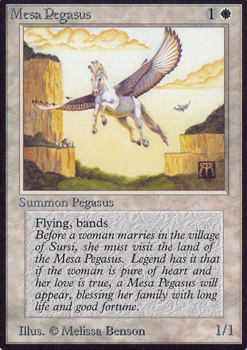 Mesa Pegasus feature for Pauper Banding Pegasi