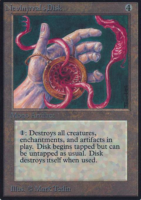 Featured card: Nevinyrral's Disk