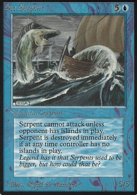 Featured card: Sea Serpent