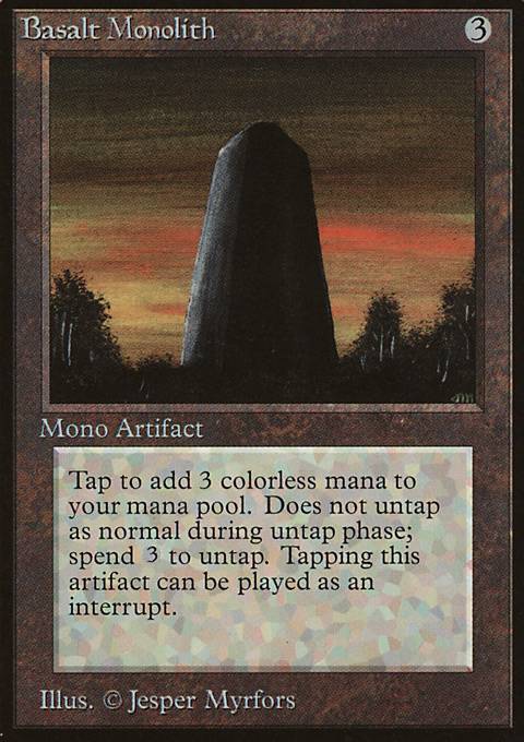 Featured card: Basalt Monolith