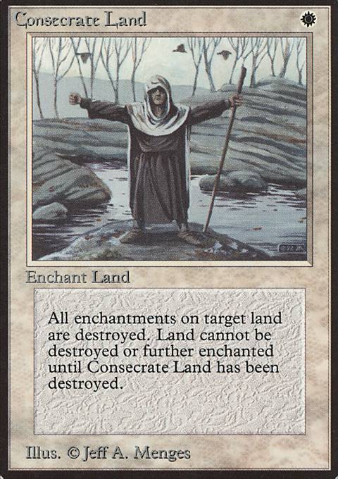 Featured card: Consecrate Land
