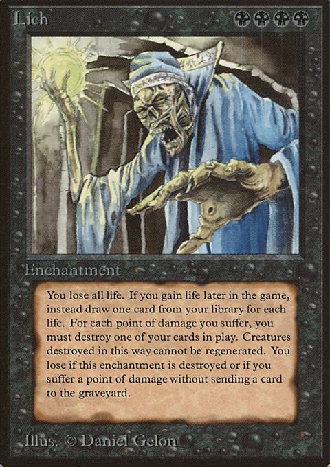 Featured card: Lich