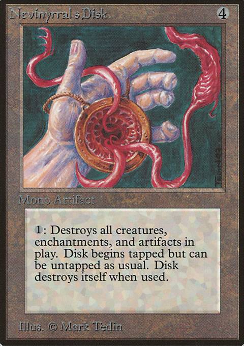 Featured card: Nevinyrral's Disk