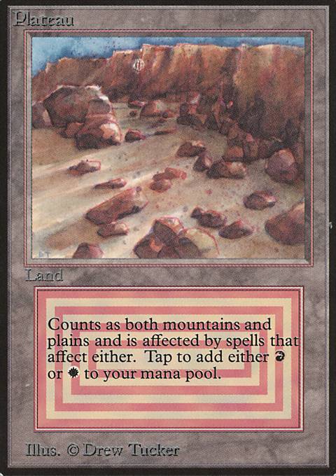 Featured card: Plateau