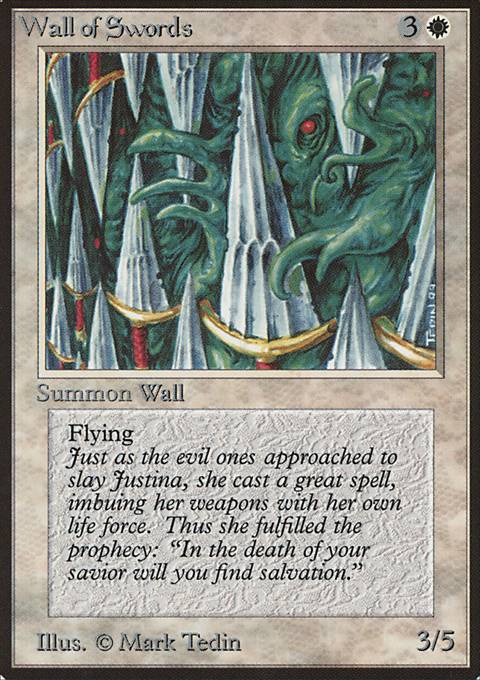 Featured card: Wall of Swords