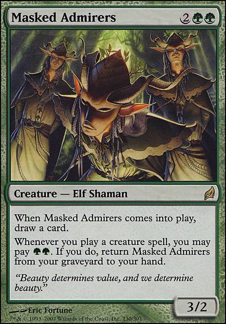 Featured card: Masked Admirers