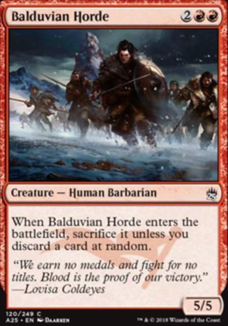 Featured card: Balduvian Horde