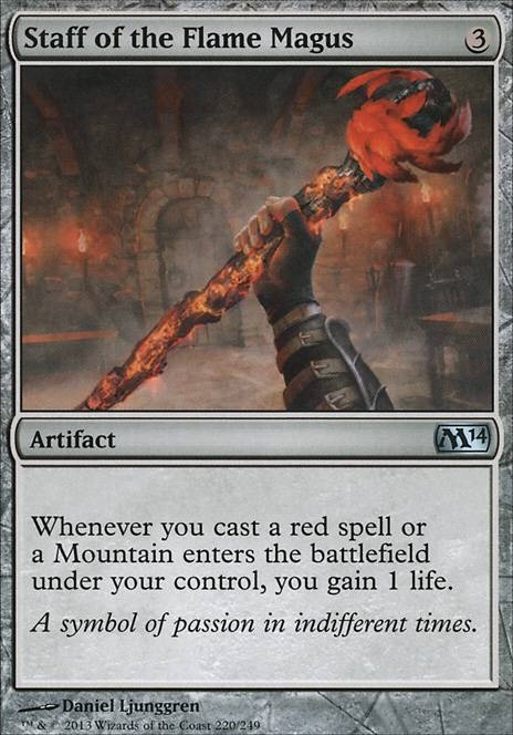 Black red life gain (Modern MTG Deck)